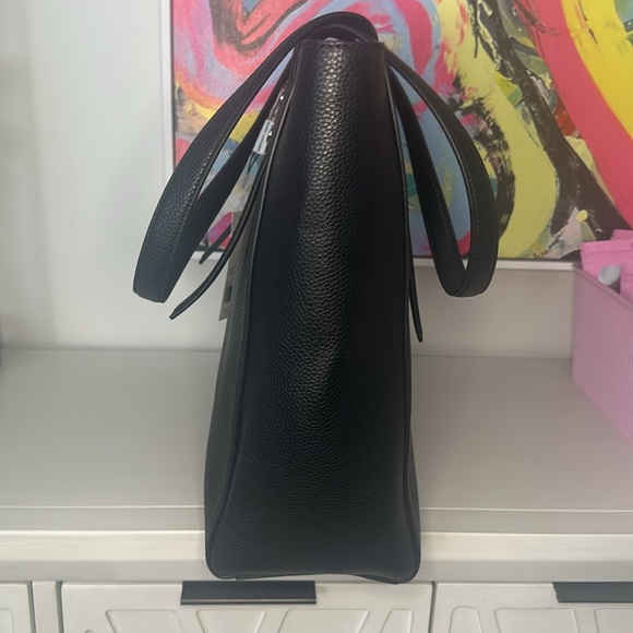 Marc Jacobs Black Leather Tote, NWT - Picture 6 of 10